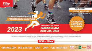 Kochi is all prepared for the second edition of  Elite Founder's Day Marathon in 2023